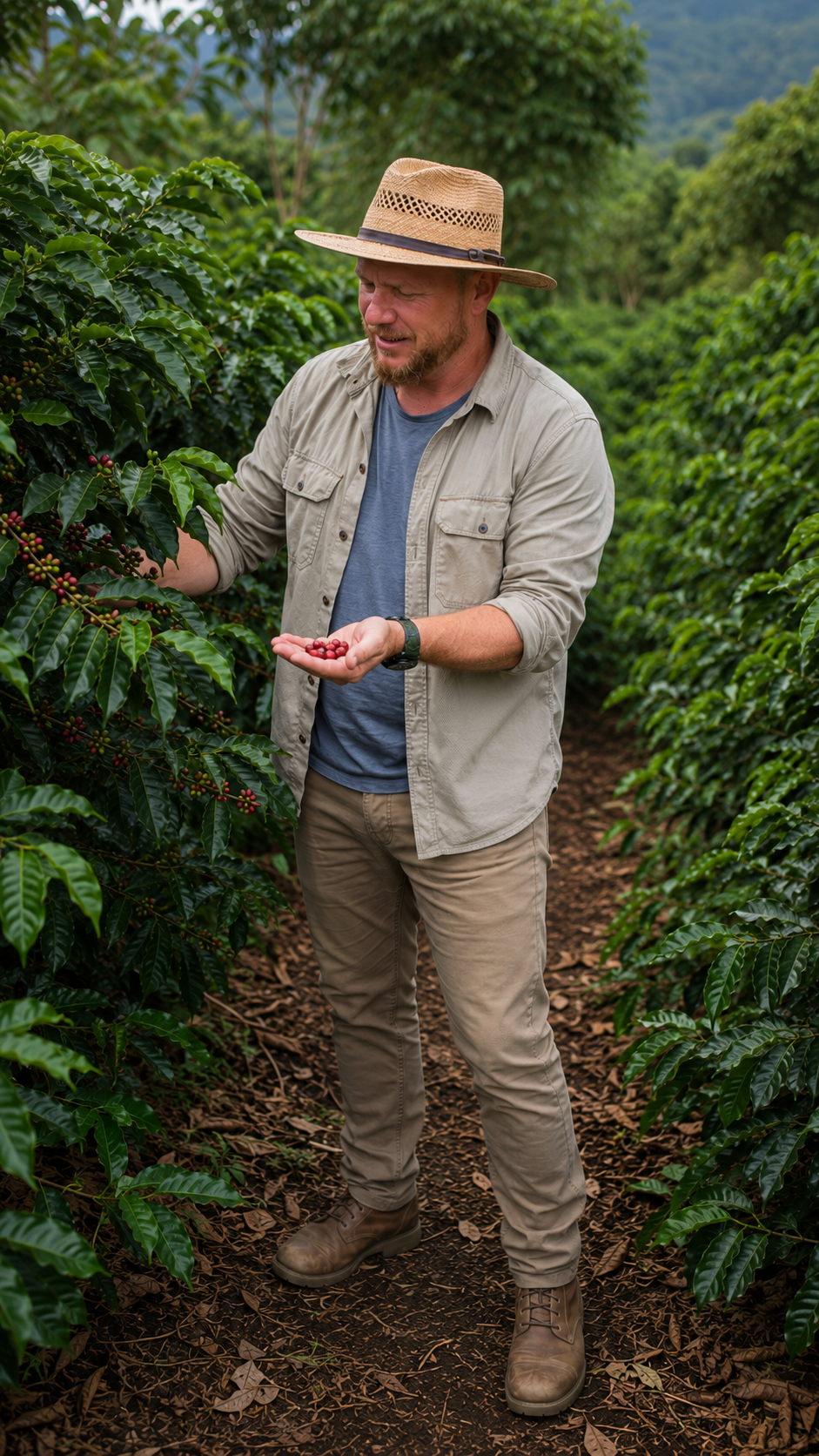 Gian Michael at Finca Horqueta, Boquete