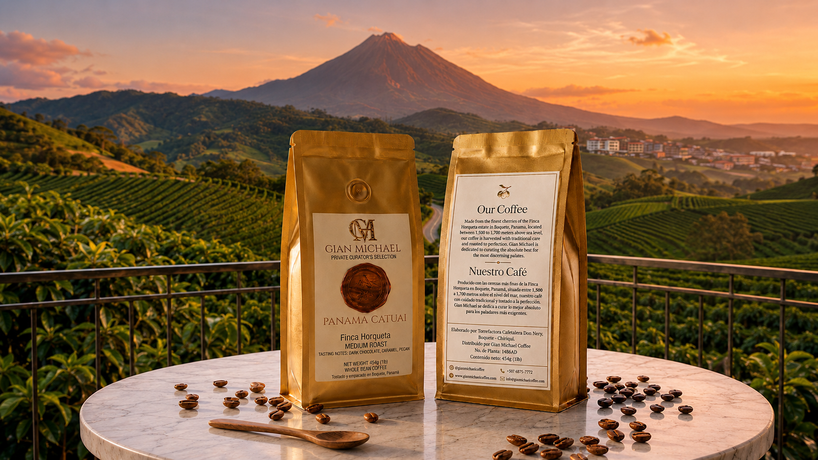 Gian Michael Coffee bags — Panama Catuai, Finca Horqueta, Boquete
